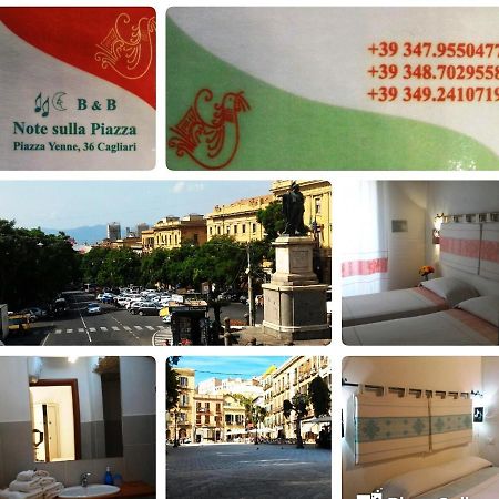 Note Sulla Piazza Acomodação com café da manhã Cagliari Exterior foto